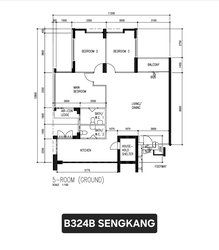 Blk 324B Anchorvale Grove (Sengkang), HDB 5 Rooms #559119071